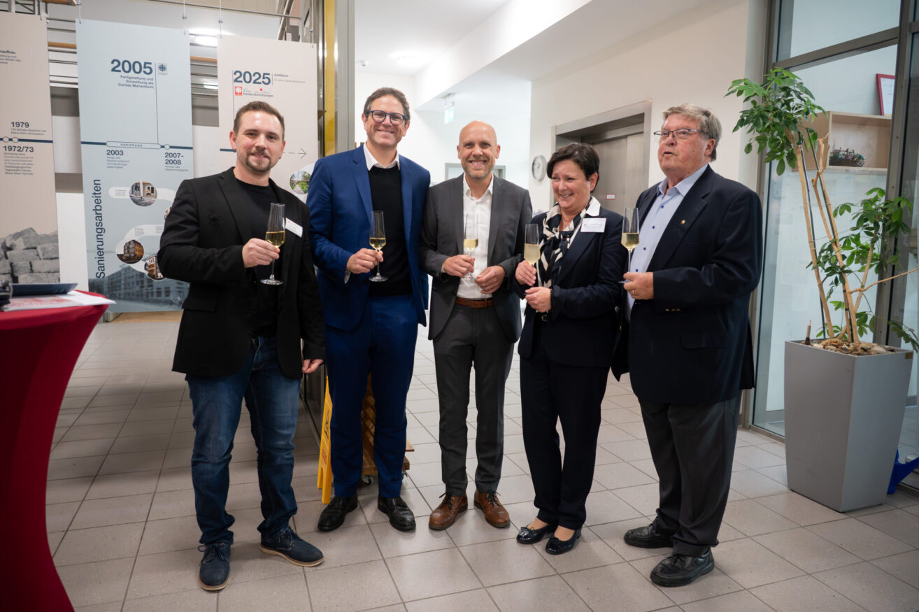 20 Jahre Marienheim - Gruppenfoto Siedler, Heilig, Sperrle, Schweitzer, Bauer